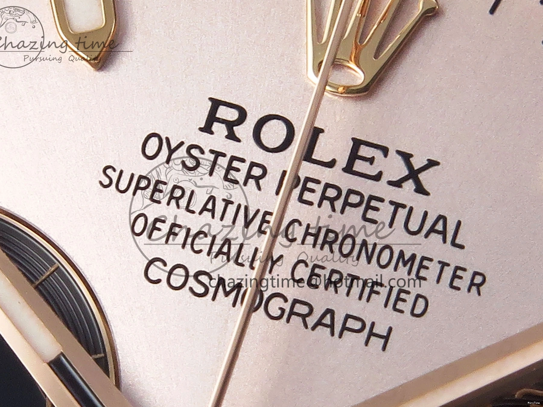 MiroTime 0416 Daytona 116515 Clean 1:1 Best Edition Silver Dial RG Markers on Oysterflex Strap SA4130 V WrinkleFree 1965